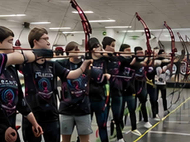 Team shooting line